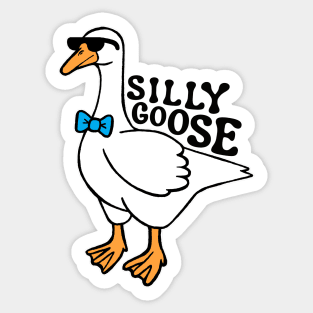 Silly Goose Wearing Sunglasses Sticker